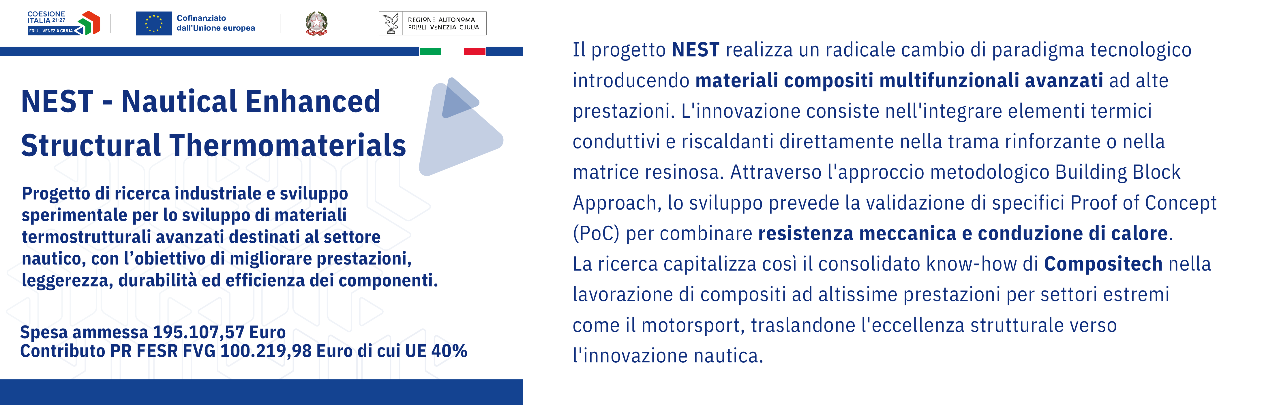 NEST: materiali termostrutturali avanzati per applicazioni nautiche