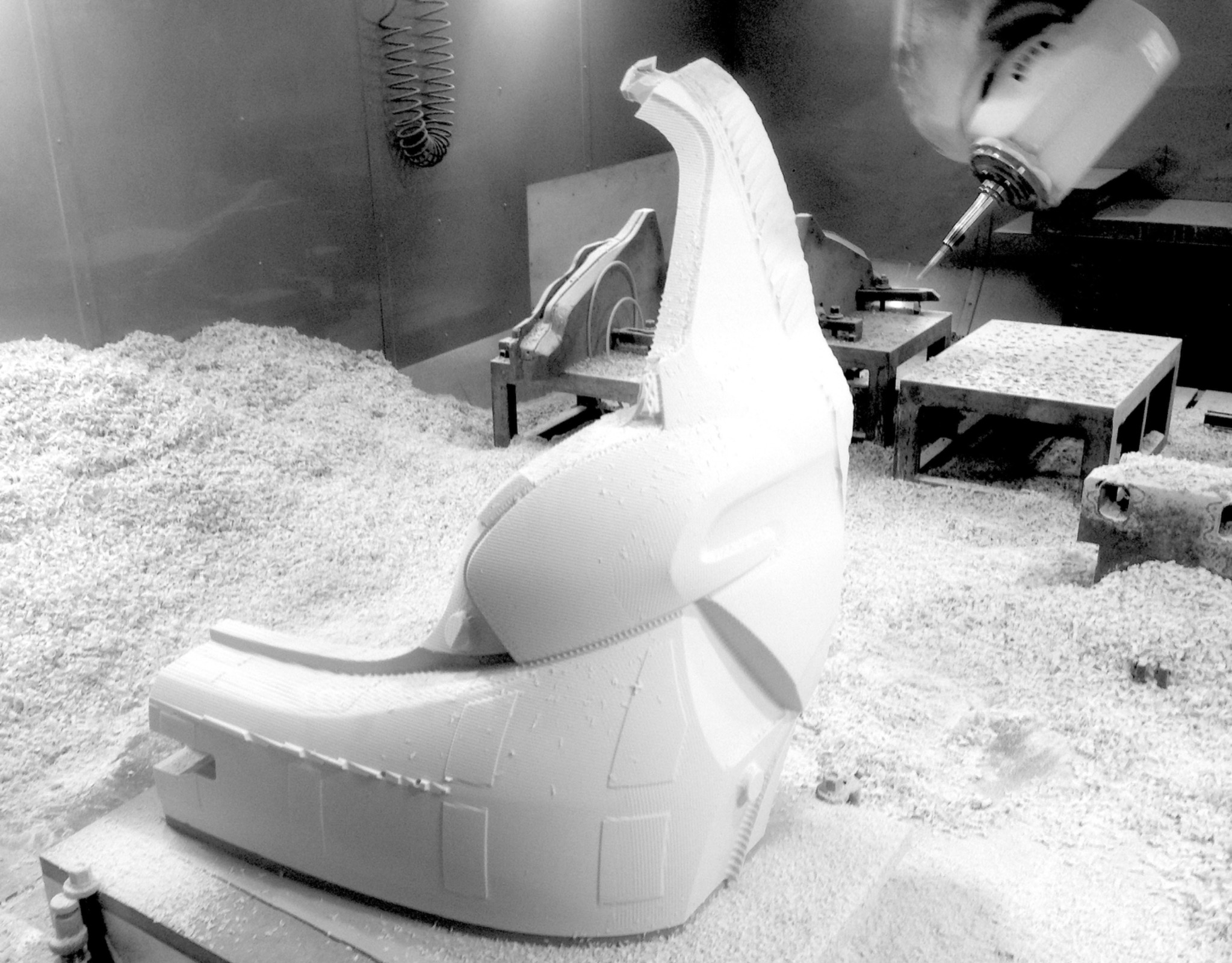 Reparto Modelleria CNC Compositech